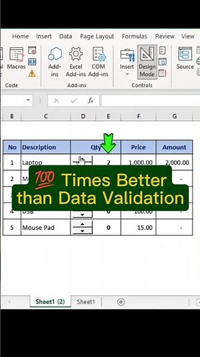 How to Use Navigation Button in Excel Instead of Drop-down