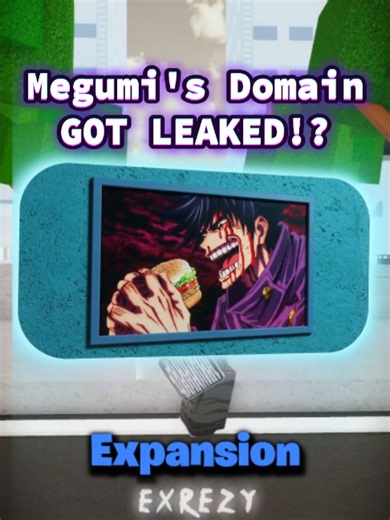 JJS JUST LEAKED MEGUMI'S DOMAIN EXPANSION?! #jjs #jujutsushenanigans #roblox #jjk #fyp