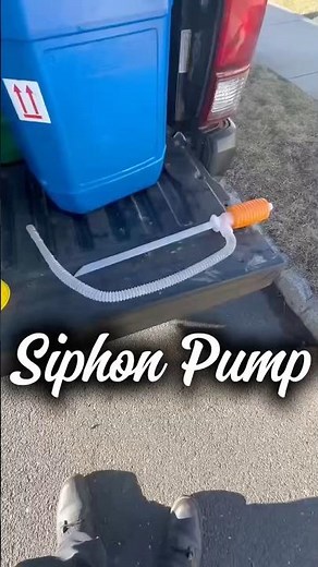 Hand Pump Siphon - So EASY to use!