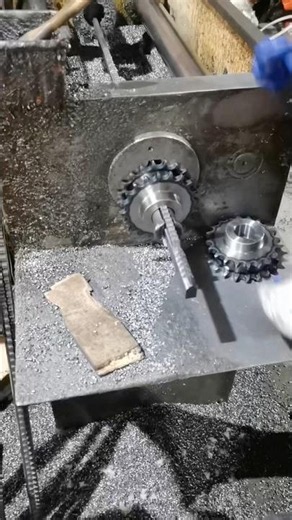Steel Gear Spline Broaching | Precision Internal Machining #Shorts #automobile