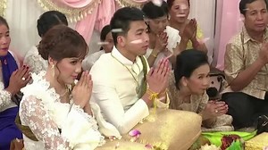 Couple finally wed after year-long virus delay