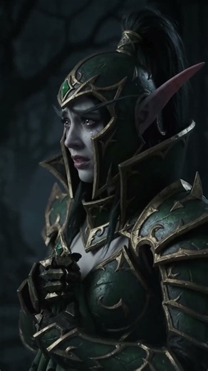 Maiev shadowsong sad for her lost of naisha #worldofwarcraft #worldofwarcraft