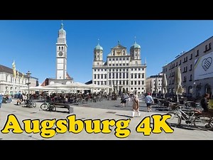 Augsburg, Germany Walking tour [4K].