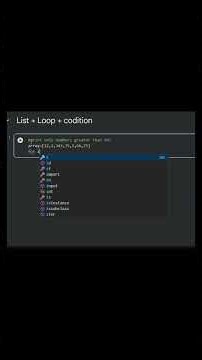 Python List, Loop & Condition Explained | Print Numbers Greater Than 10