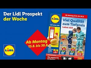 The Lidl brochure of the week | Offers from Monday, August 25th to Saturday, August 30th