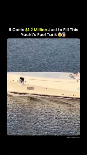 It Costs $1.2 Million Just to Fill This Yacht’s Fuel Tank 🤯⛽