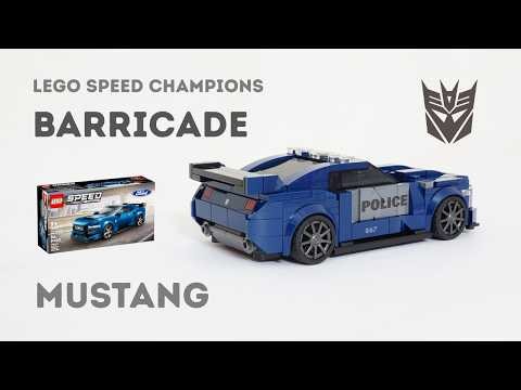Transformers Barricade | Lego 76920 Alternate Build