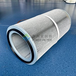 [Hot Item] Industrial Cylindrical Pleated Paper Polyester Anti-Static Air Filter Cartridge
