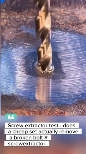 2.6K views | Screw extractor test - does a cheap set actually remove a broken bolt #screwextractor | Heri Saputra | Facebook