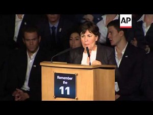 Ceremony is held for the Israeli sportsmen killed at 1972 Munich Olympics