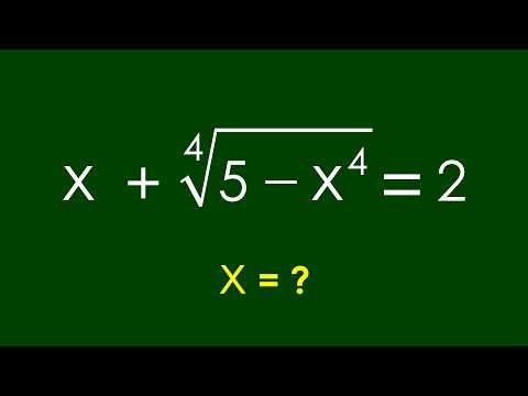 A Nice Algebra Problem | Math Olympiad | x=?