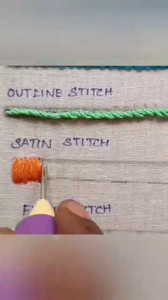 6.5K views · 53 reactions | Sat in Stitch using Punch Needle #punchneedle #embroidery #satin | DB's Embroidery | Facebook