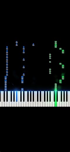 Långt från alla andra - JULIETT | Piano Tutorial #shorts