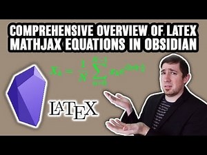 r/ObsidianMD on Reddit: Comprehensive Overview | LaTeX Mathjax Equation In [[Obsidian]]
