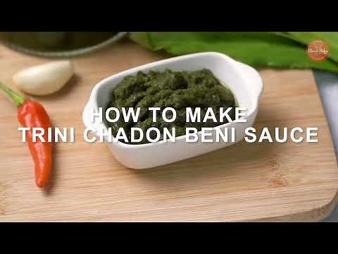 How to make Trini Chadon Beni Sauce | Trini Chadon Beni Sauce Recipe | Classic Bakes
