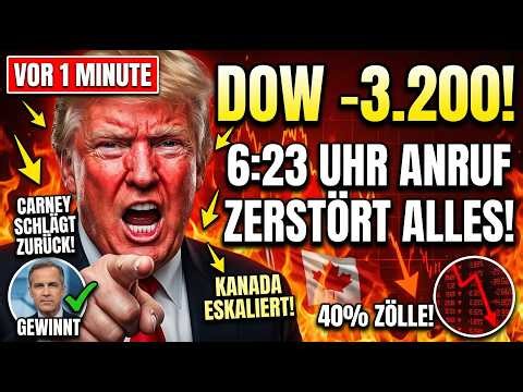 🚨6:23 UHR: Der Anruf, der TRUMPS PRÄSIDENTSCHAFT ZERSTÖRTE! (Carneys brutale Rache)