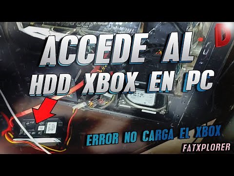 Como Conectar hdd de xbox 360 en pc y acceder al hdd con FatXplorer