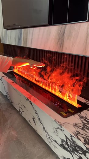 Lamy on Instagram: "💨 Transform your space in seconds with smoke-free firelight. #fireplace #electricfireplace"