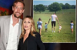 Peter Crouch, wife struggle in 'complete chaos' to home-school their kids