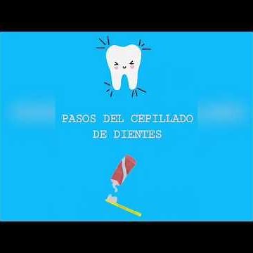Cepillado de dientes..paso a paso para niños