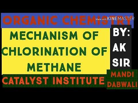 Organic Chemistry Mechanism of Chlorination of Methane