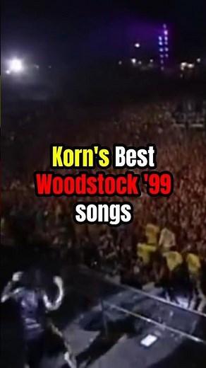 The Exact Moment Korn Took Over Woodstock '99 #korn #woodstock #livemusic