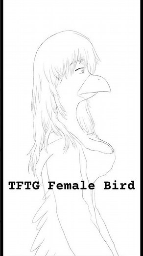 TFTG Female Bird #furry #animation #TF #TFTG #bird