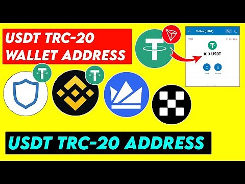 usdt trc-20 wallet address | how to get usdt tron network address