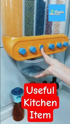 Wall-Mounted Cereal Dispenser = Zero Mess, Max Style! | Kitchen Must-Have 2025