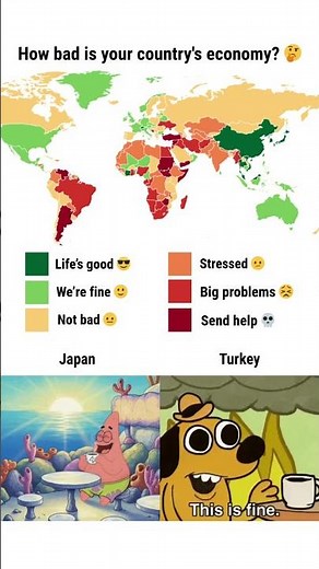 Misery Index (Inflation+Unemployment) by Country📈 #Inflation #Unemployment #Economics #QualityOfLife