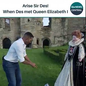"For services to sunshine" ☀️ Des was at Tutbury Castle tonight to present the weather - and came away with a very special honour! 😆 Lesley Smith at Tutbury Castle | ITV Central