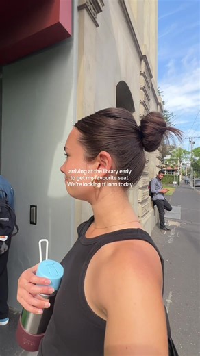 Arriving Early for the Best Library Seat