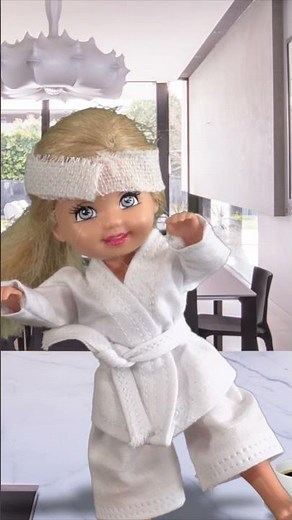 You don’t want to mess with me! 🥋 #shorts #barbie #barbievideo #karate