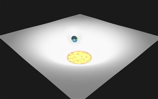 A new way to visualize General Relativity一种可视化广义相对论的新方法