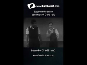 Sugar Ray Robinson dances with Gene Kelly - December 21, 1958 - NBC