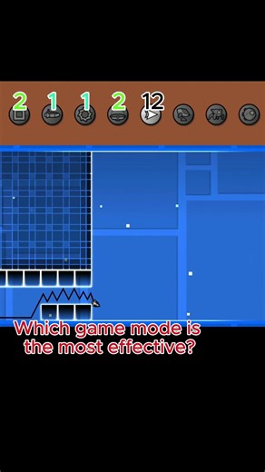 Which game mode is the most effective?#geometrydash #viral #viralshort #geometrydashmemes