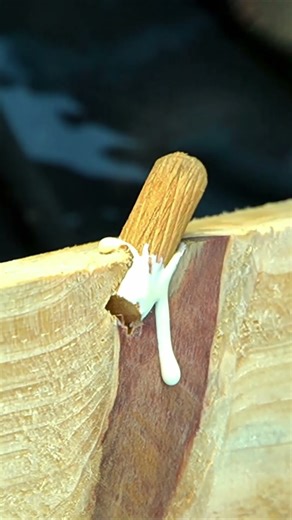 repairing wood with dowels