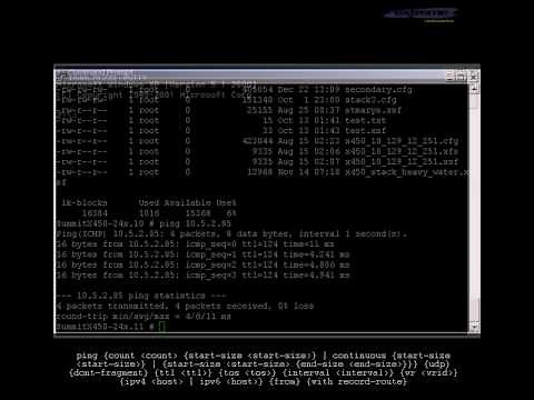 Backing up and Restoring ExtremeXOS Configuration Files.avi