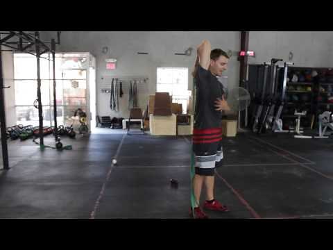 Shoulder and Tricep Stretch with Band