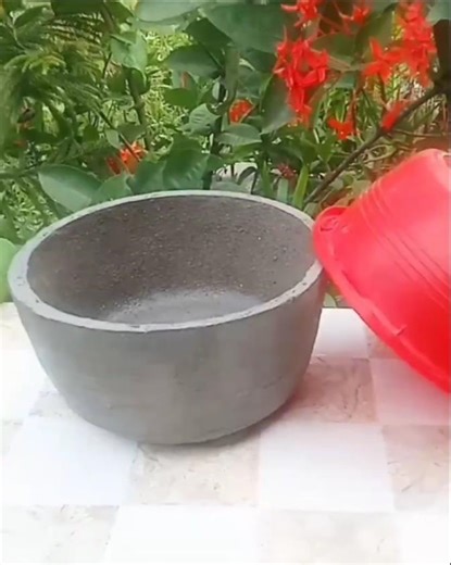 cement pot making | #dkcrafting775