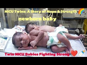 Miracle Twin Premature Babies in NICU 🍼 | Real Care, Feeding & Recovery Journey 👶❤️#cutebaby