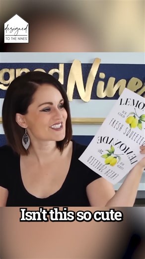 1.9K views · 48 reactions | DIY Lemonade Sign  #diy #lemonade #sign #easydiy #funideas | Designed To The Nines | Facebook