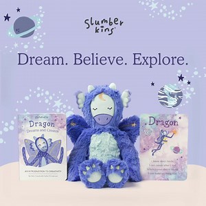 When it comes to creativity, the possibilities are endless.💫 Our newest creature, Dragon encourages children to explore its many forms. Whether it’s designing a science experiment or doodling their heart out, Dragon reminds kids that they can tap into their creativity at any time. | Slumberkins