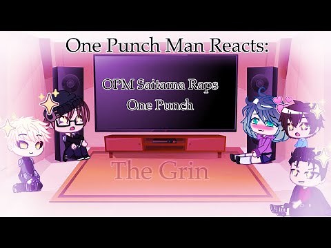 One Punch Man Reacts to: Saitama Rap One Punch || Gacha Club || Cringe || Part 3