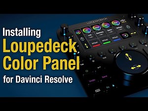 SideshowFX Loupedeck Color Panel for Davinci Resolve Installation