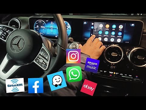 Easily Unlock Andriod Auto Apple Carplay To Get Waze, All Apps & 1080p Resolution In MBUX!
