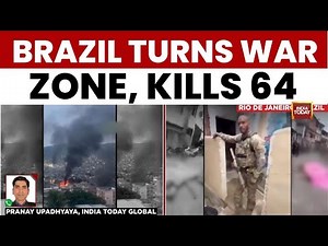 Brazil's Deadliest Gang War: 64 Killed in Rio's Favela Siege on Red Command | India Today News