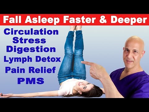 Legs on Wall Pose Before Bed...Fall ASLEEP Faster & Deeper + More | Dr. Mandell