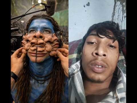Is video ka title hai: "Avatar Behind The Scenes: Craziest Alien Transformation"।Aap is video