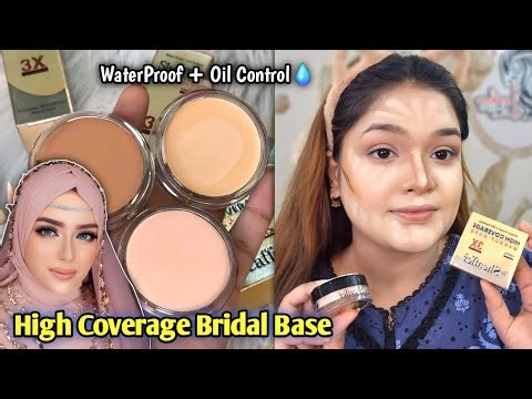 Flawless High Coverage Bridal Base 💕| Long-Lasting Full Coverage Foundation for Brides 😍